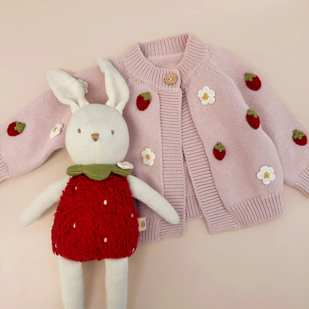 Bailey Bunny Strawberry Plush Toy