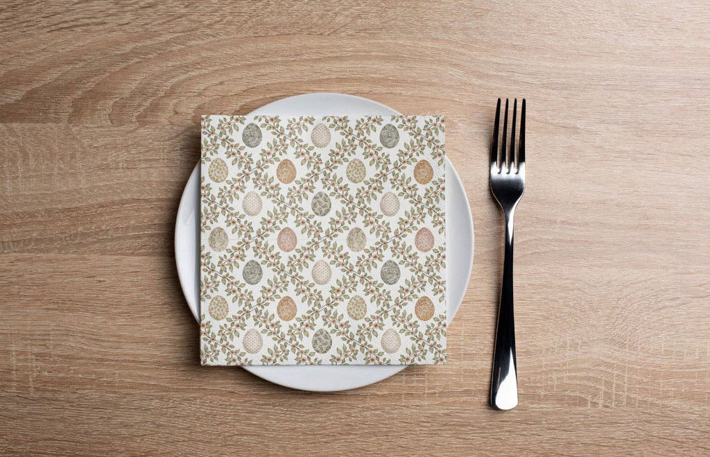 Easter Garden Cocktail Napkin