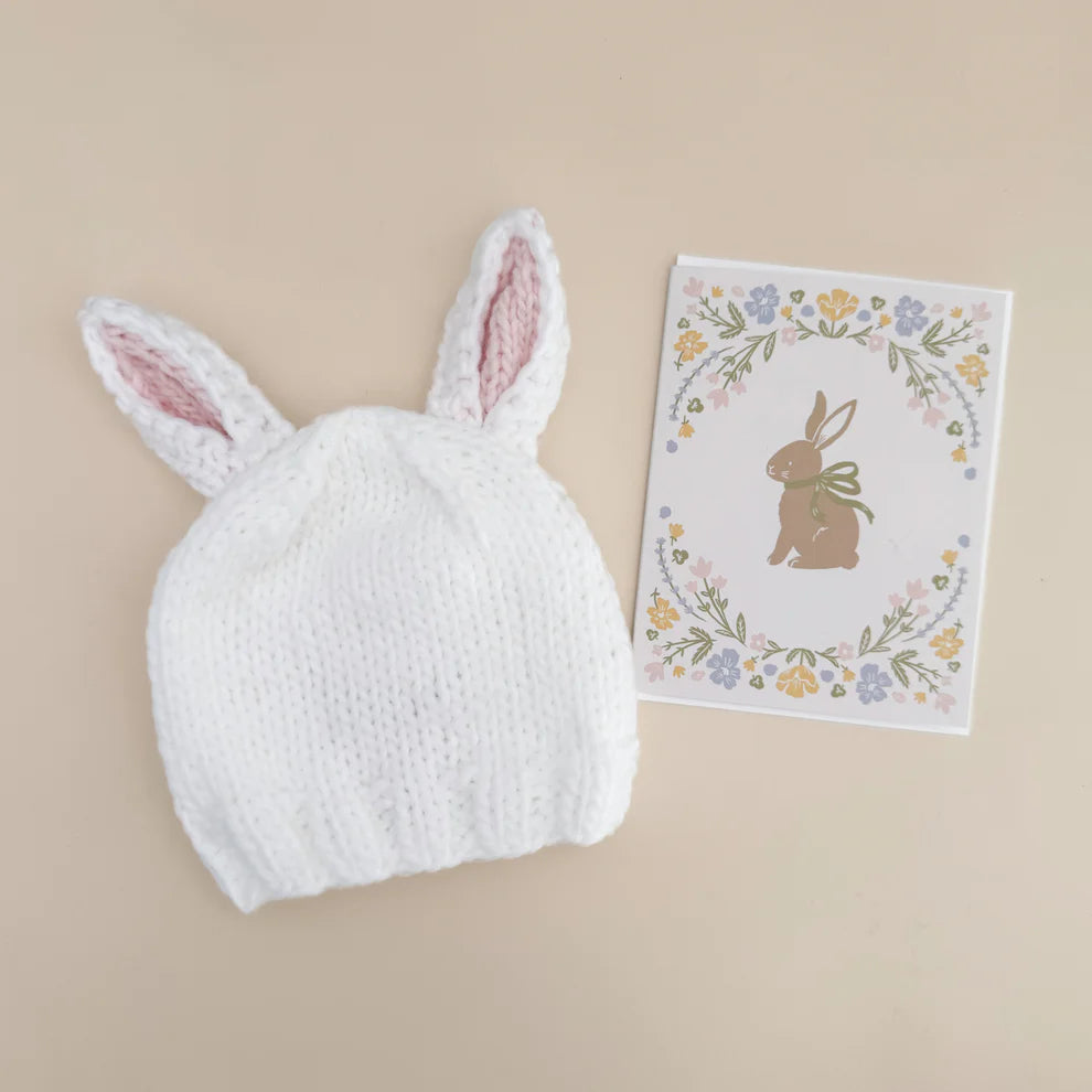 Pastel Floral Bunny Card