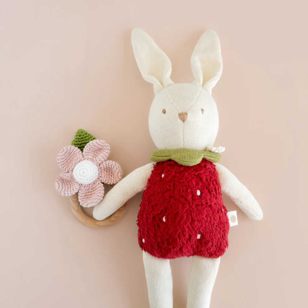 Bailey Bunny Strawberry Plush Toy