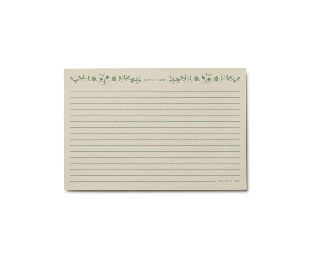 Artichoke Recipe Cards