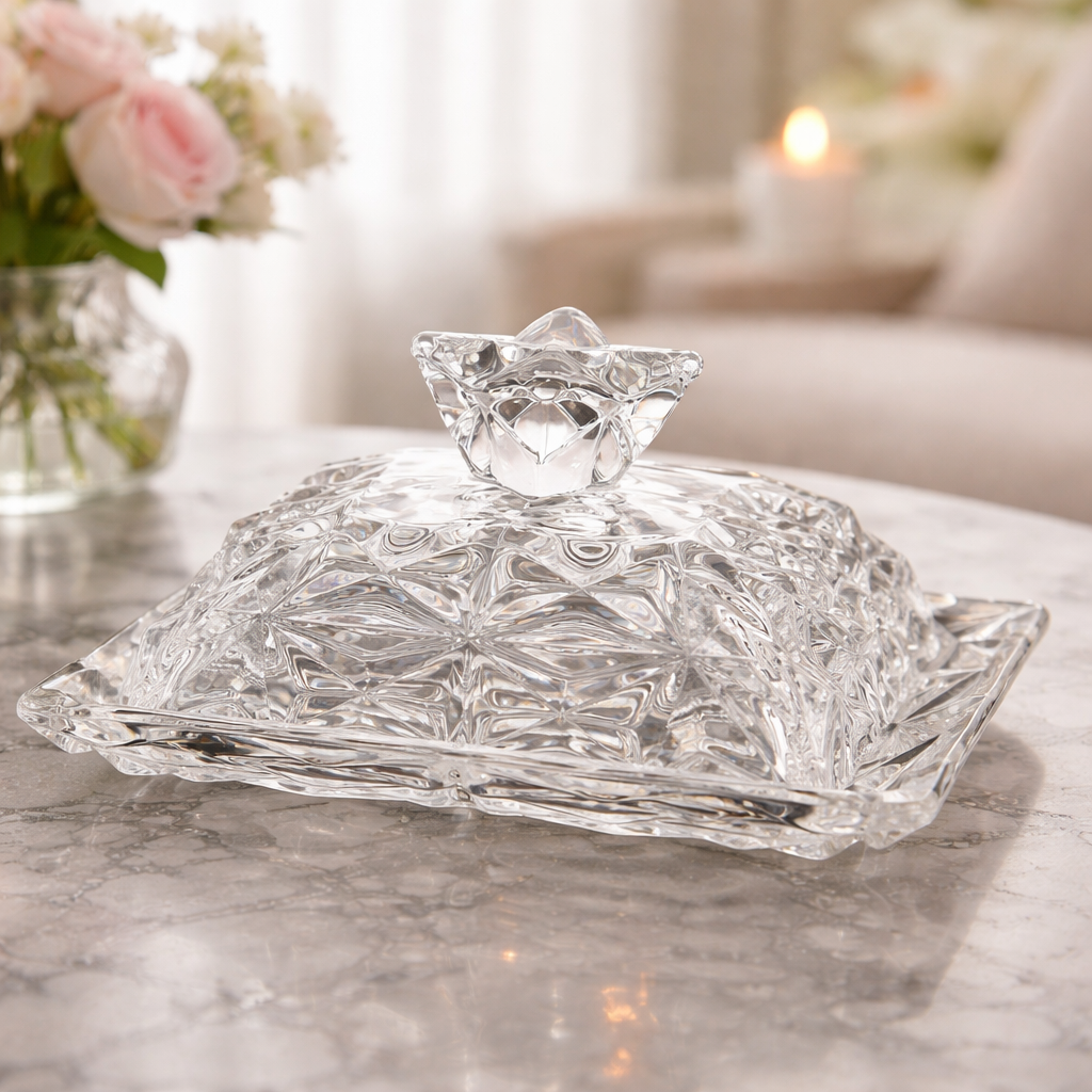 Glass Butter Dish | In Shoppe Pickup Only
