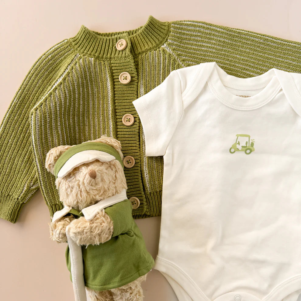 Walter Bear Golf Plush Toy - Green