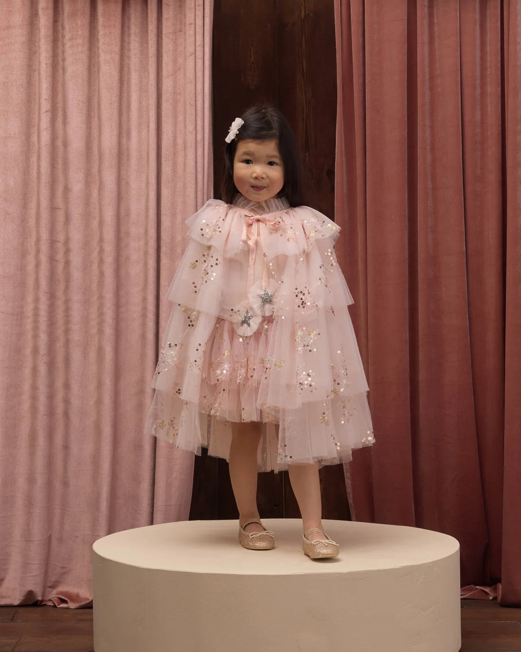Tulle Cape | Pink