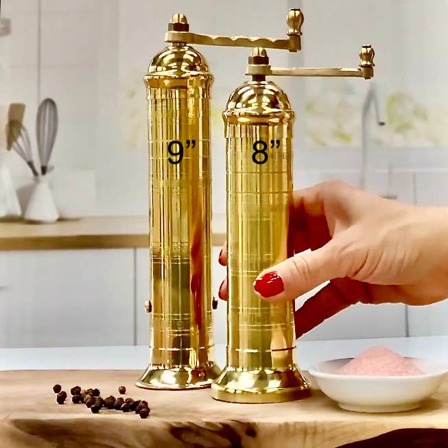 Brass Pepper Mill