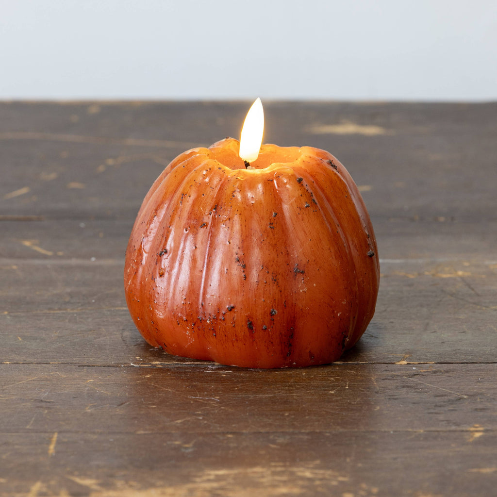 Orange Tall Pumpkin Candle