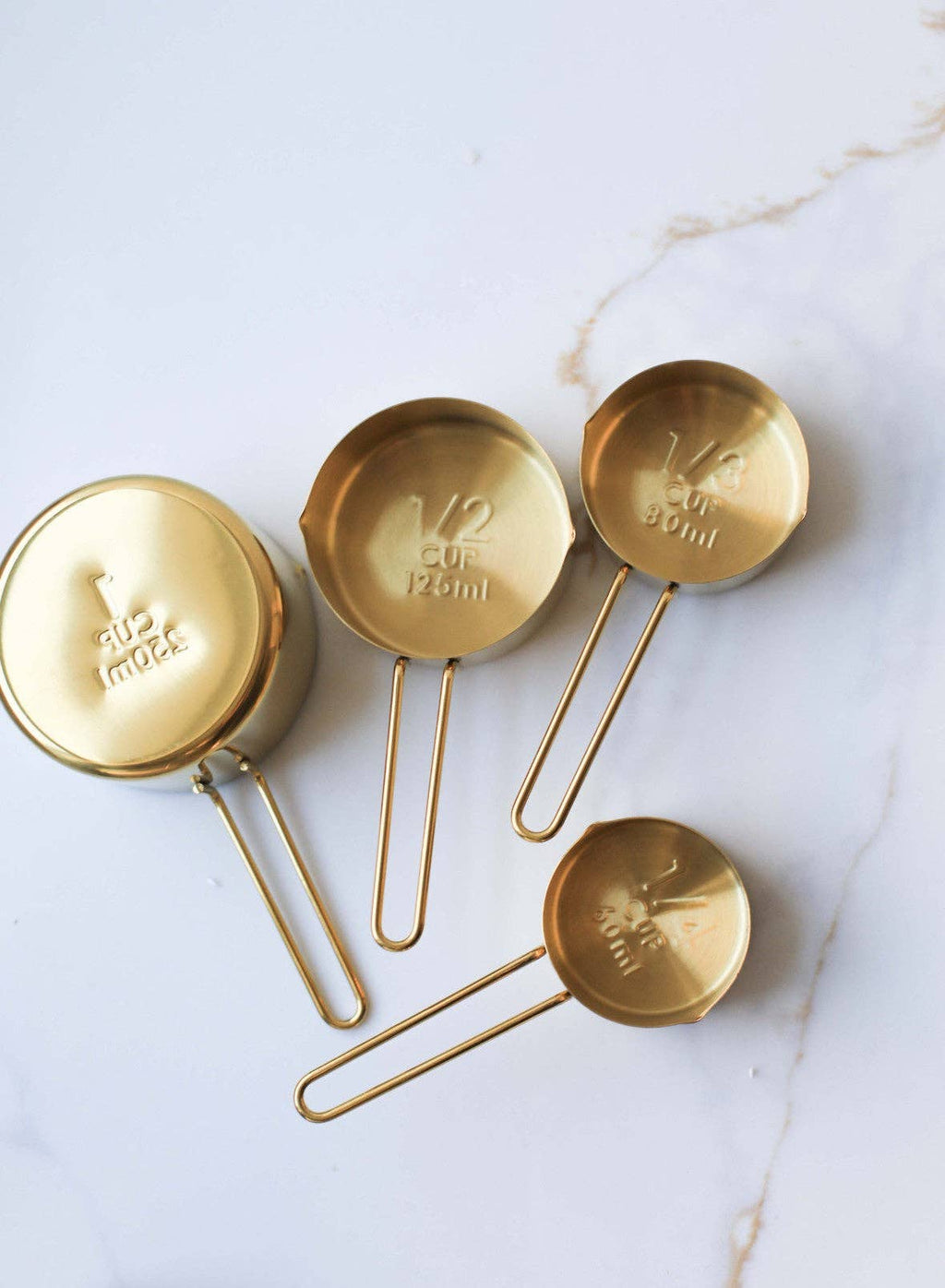 Auric Gold Measuring Cup Set