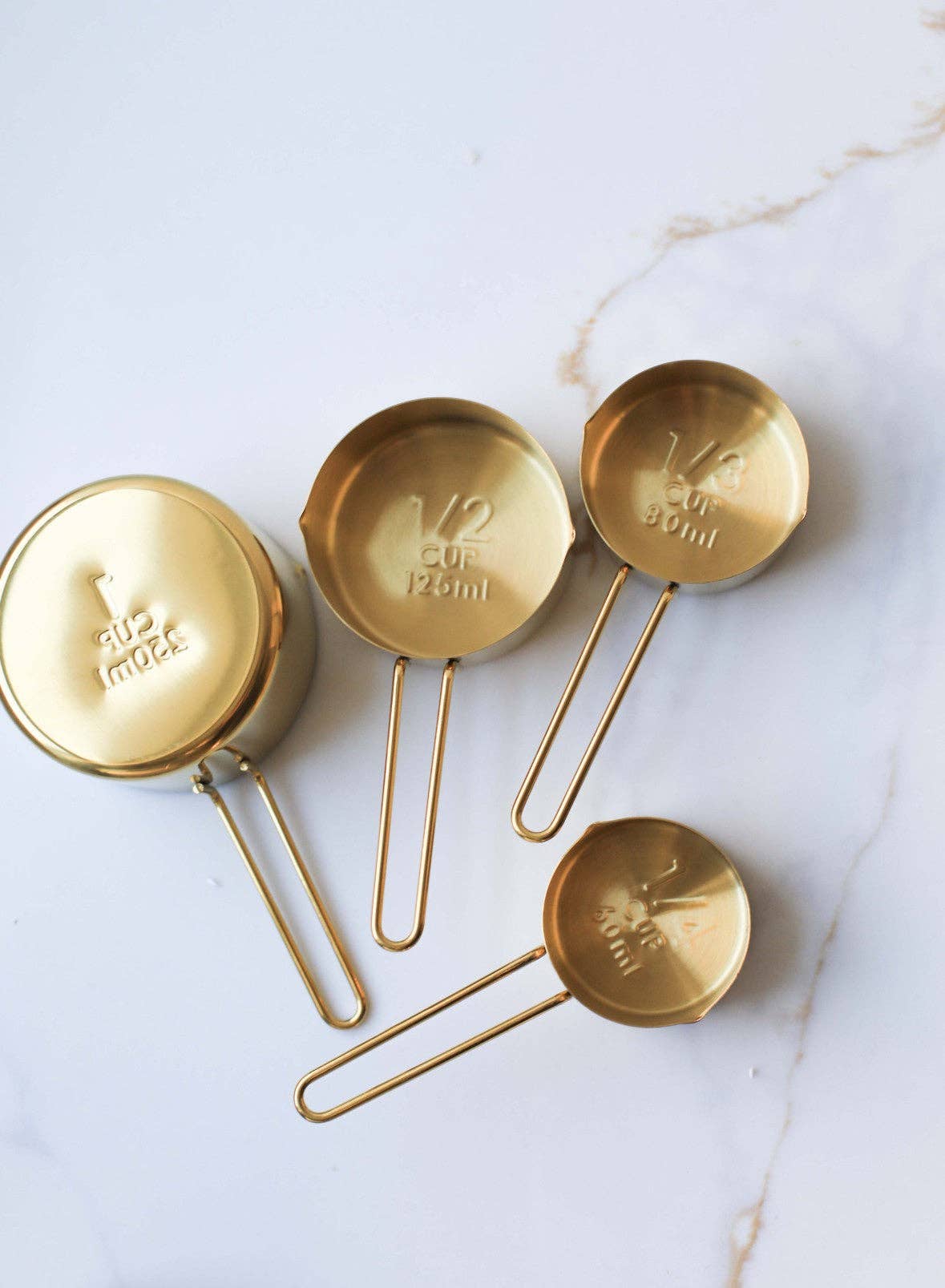 Auric Gold Measuring Cup Set