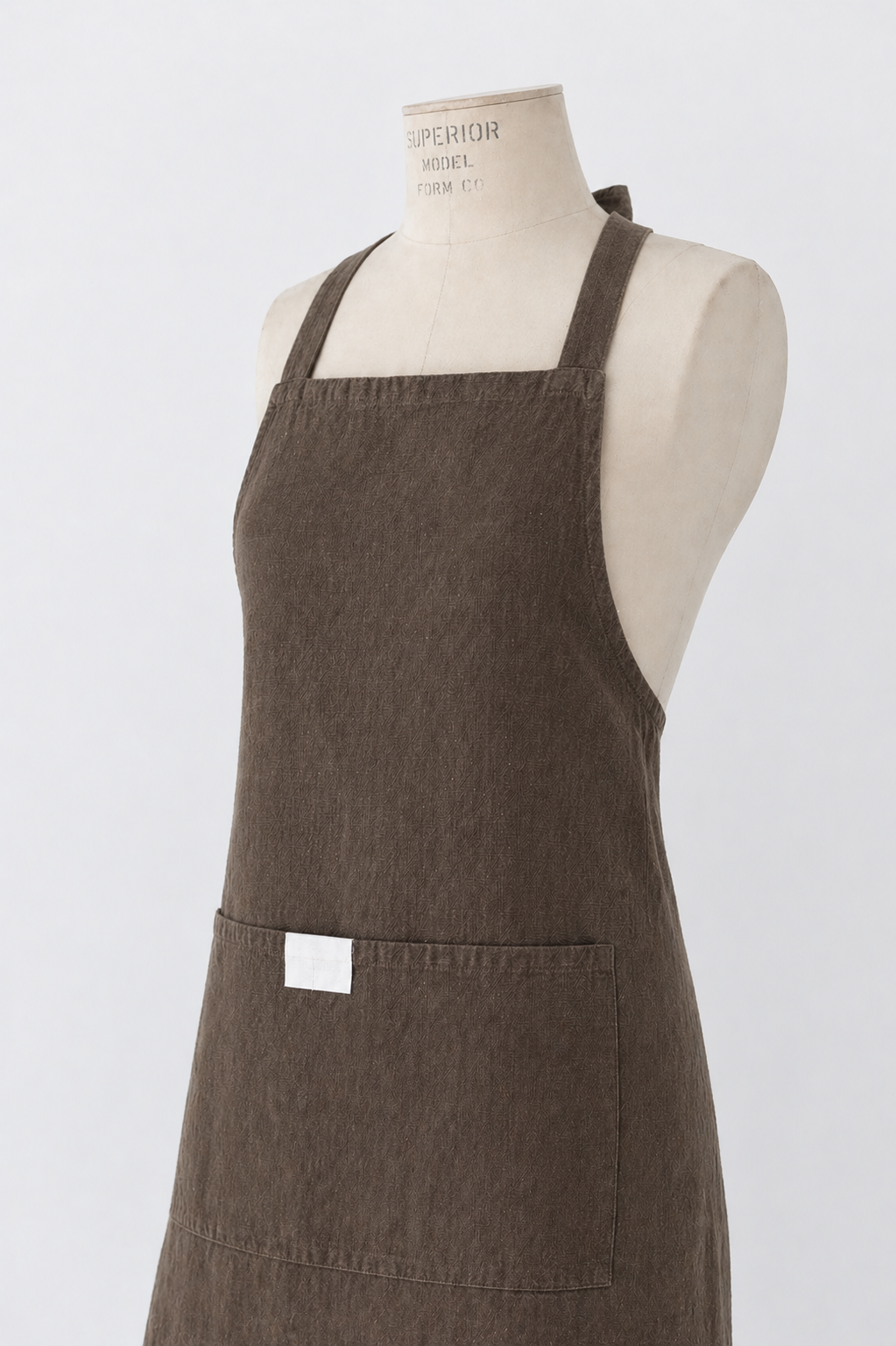 Linen Apron | Brown | In Shoppe Pickup Only