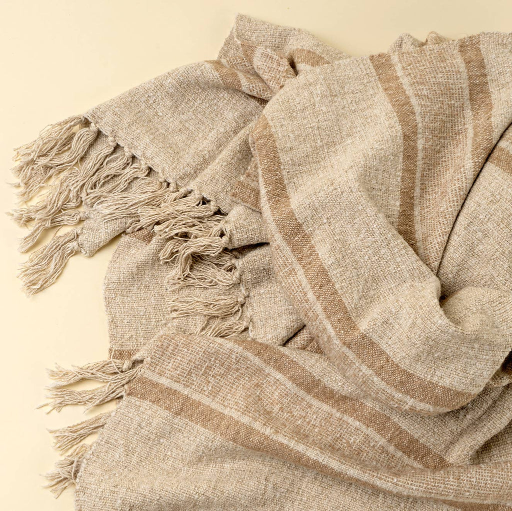 Tulum Striped Throw