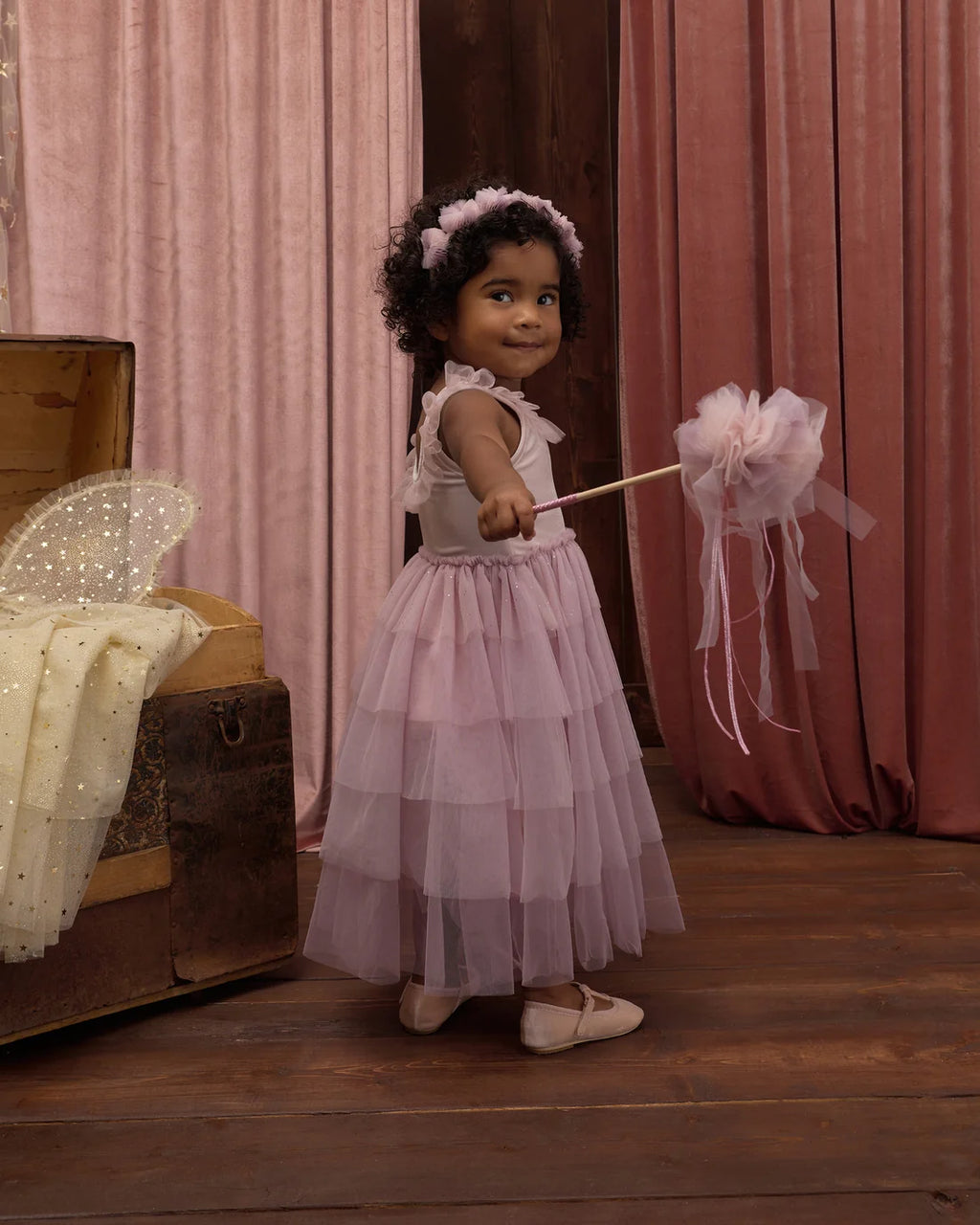 Pom Pom Crown & Wand | Sugar Plum