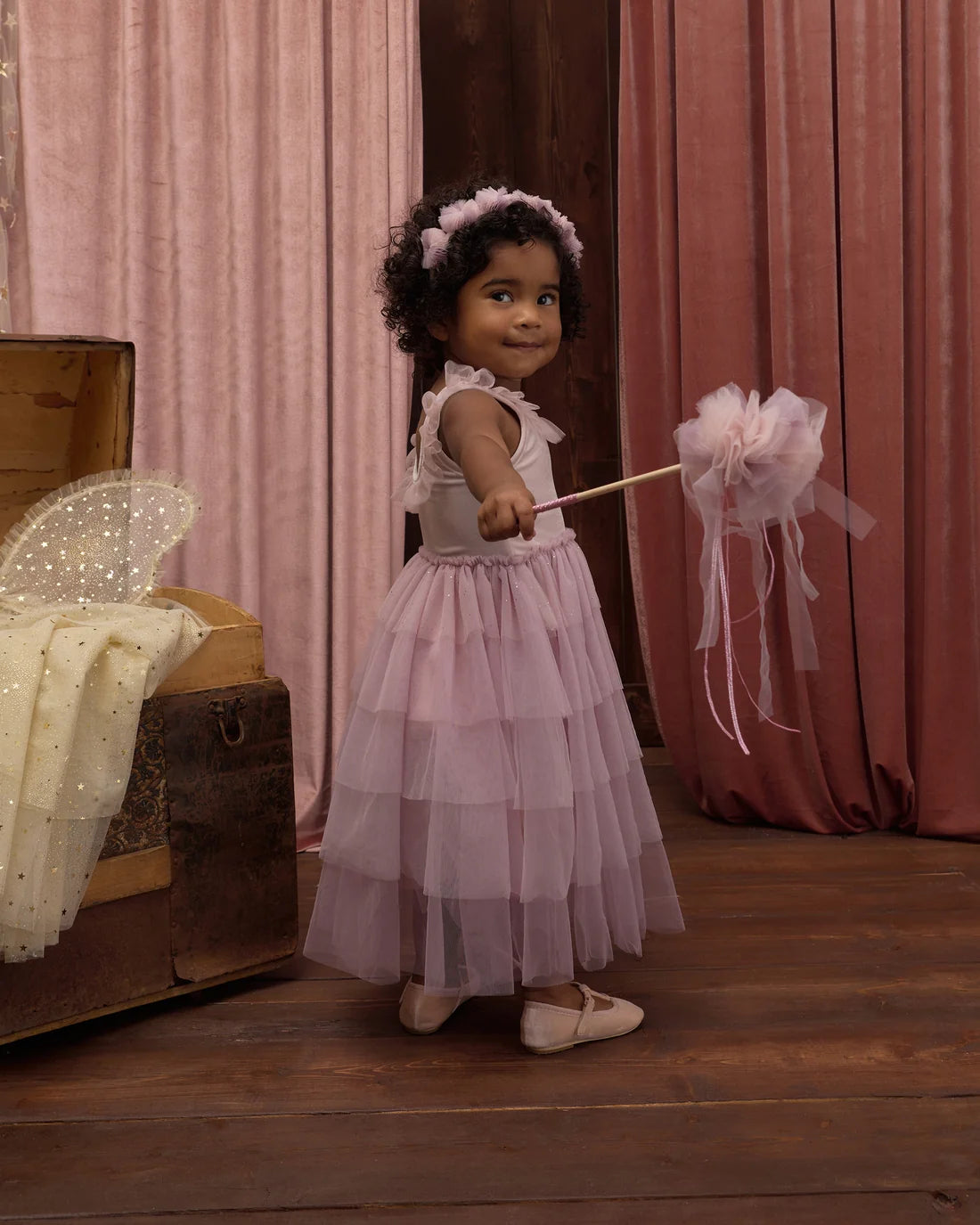 Pom Pom Crown & Wand | Sugar Plum