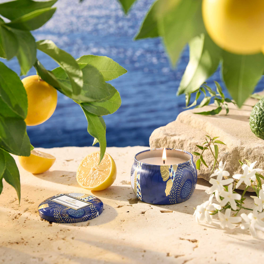Mediterranean Lemon Mini Tin Candle | In Shoppe Pickup Only