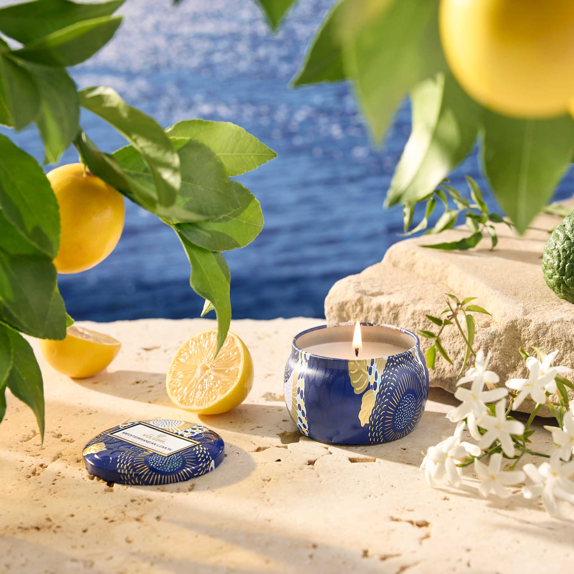 Mediterranean Lemon Mini Tin Candle | In Shoppe Pickup Only