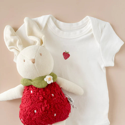 Bailey Bunny Strawberry Plush Toy