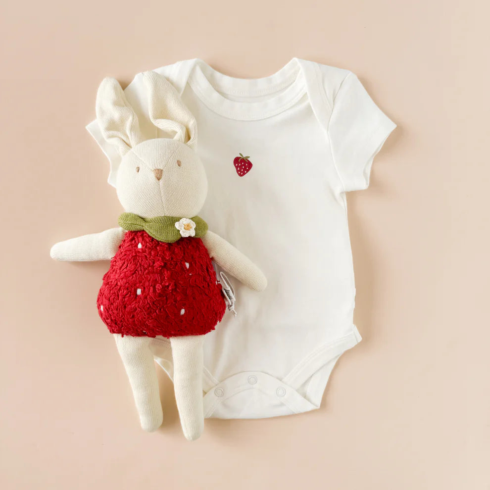 Bailey Bunny Strawberry Plush Toy