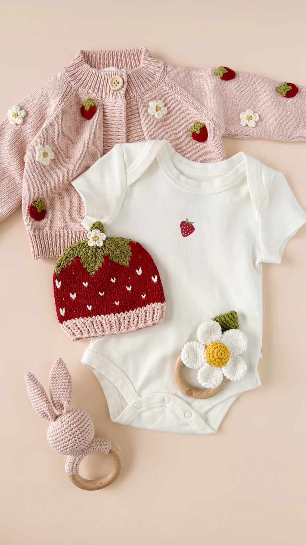 Cotton Strawberry Hat