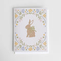 Pastel Floral Bunny Card