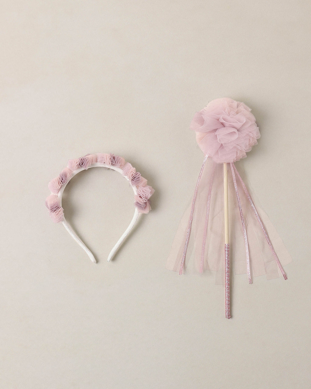 Pom Pom Crown & Wand | Sugar Plum