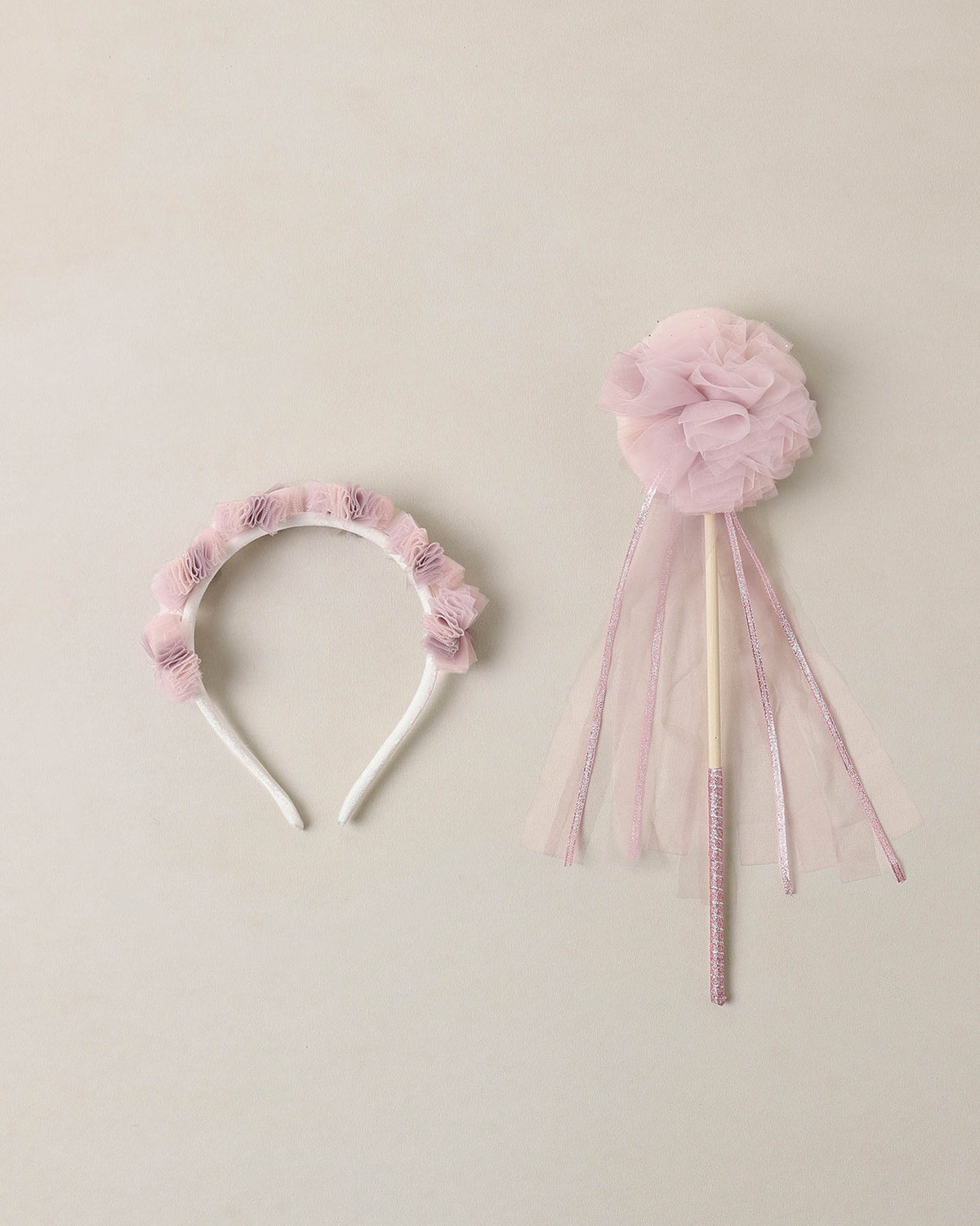 Pom Pom Crown & Wand | Sugar Plum