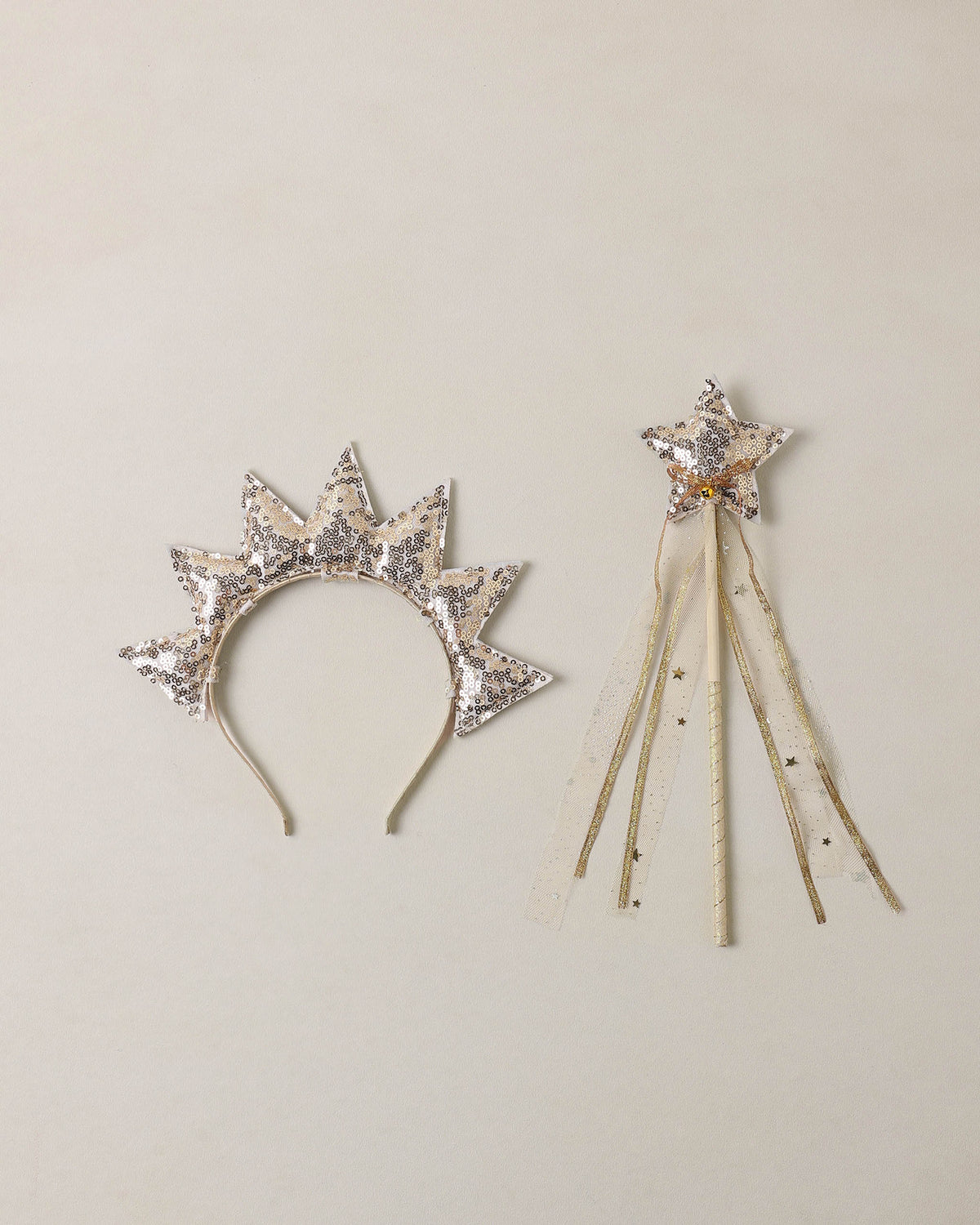 Sun Crown & Wand | Gold