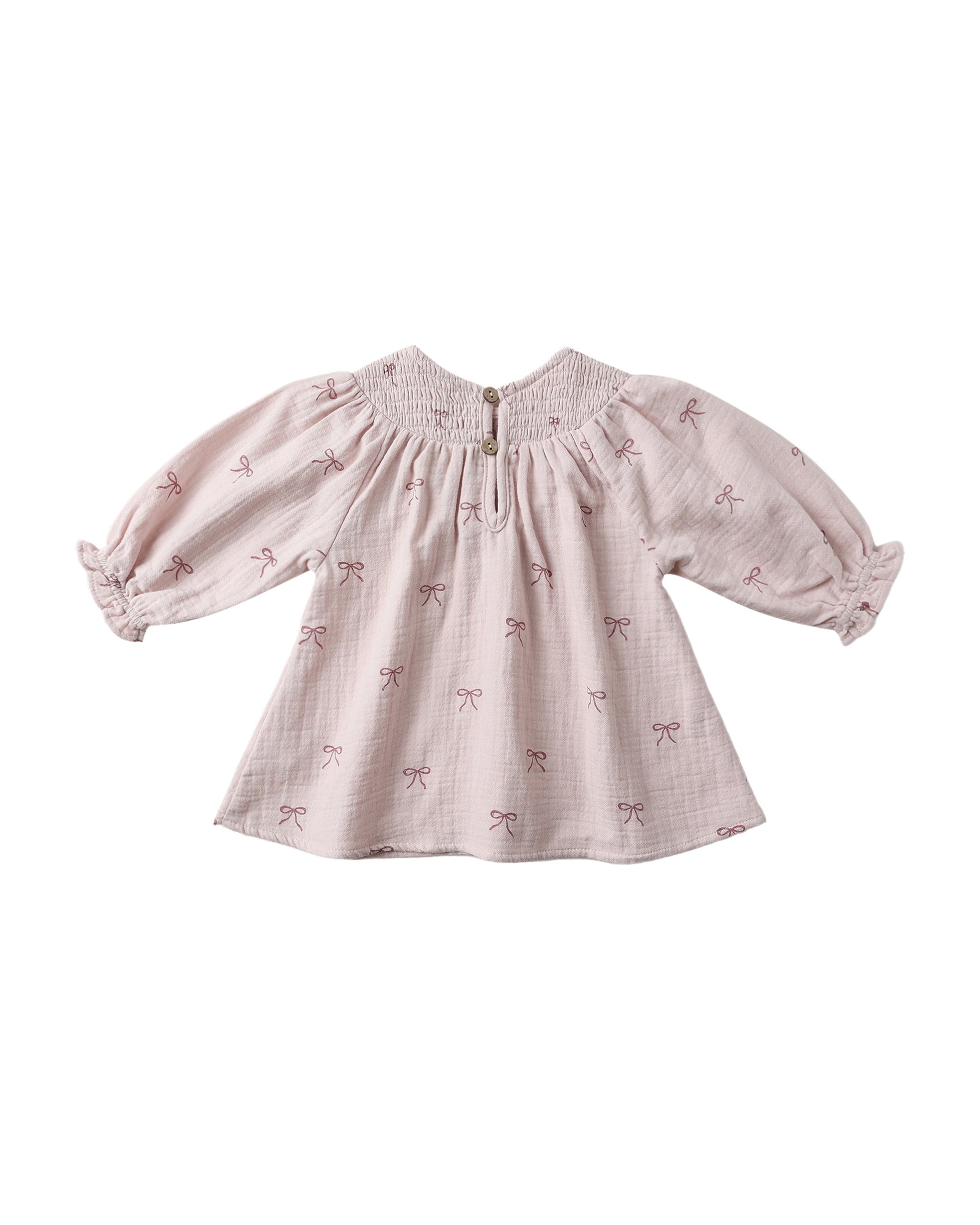 V Smocked Dress l Bows