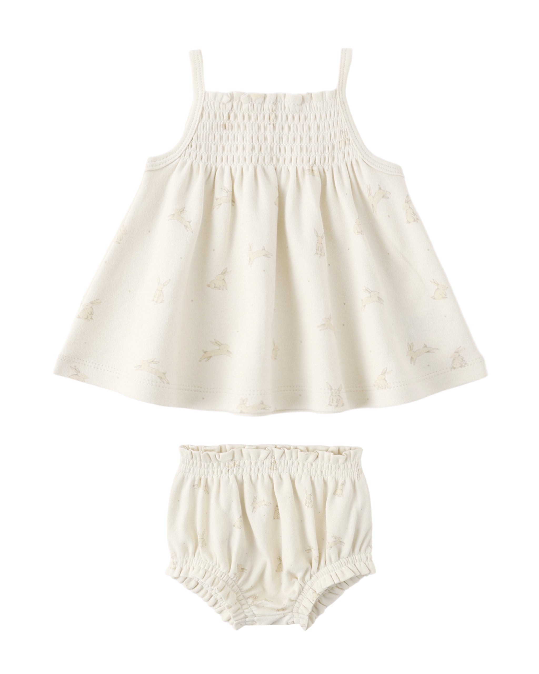 Smocked Tank & Bloomer Set | Bunnies