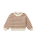 Aspen Sweater l Ruby Stripe
