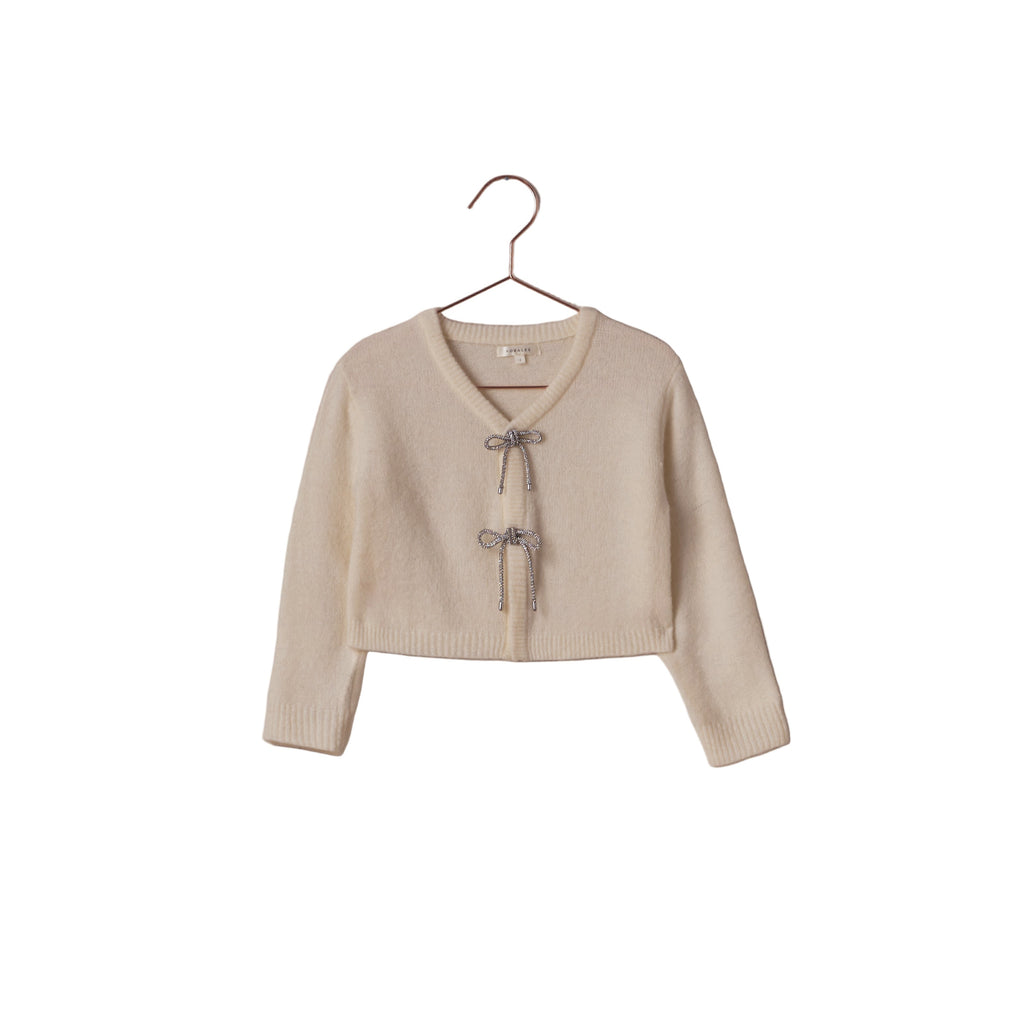 Bow Cardigan l Ivory