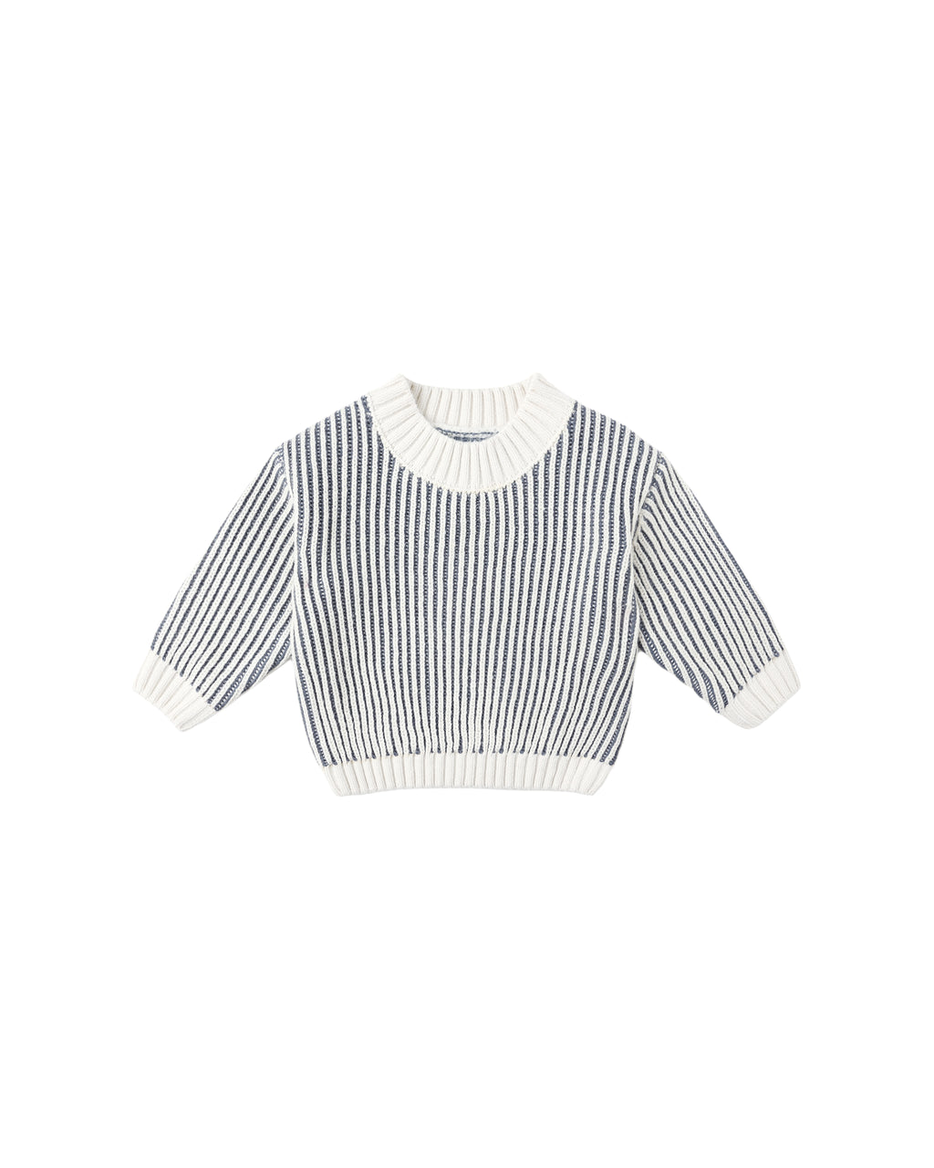 Relaxed Knit Sweater l Ocean