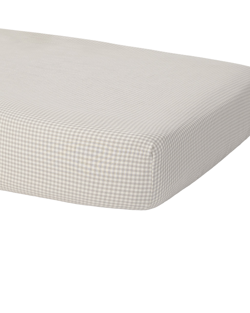 Woven Crib Sheet l Sage Gingham