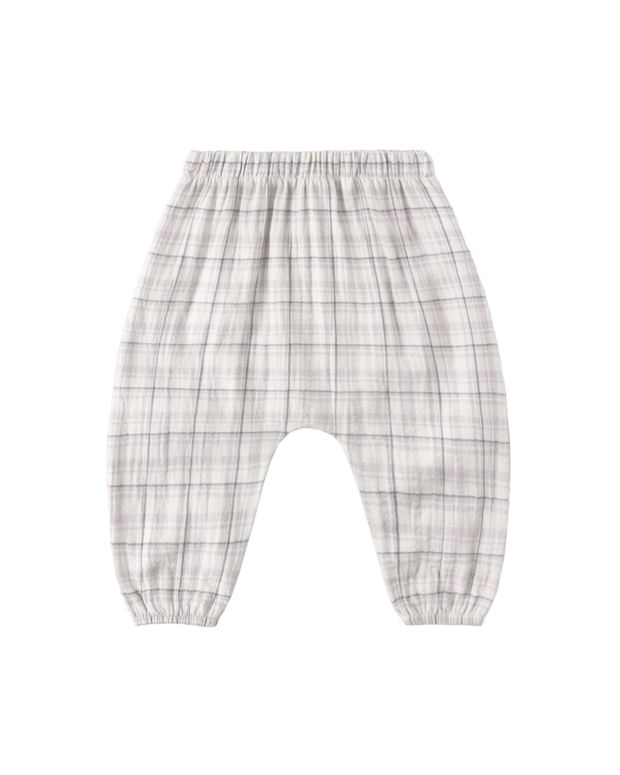 Woven Pant l Light Blue Plaid