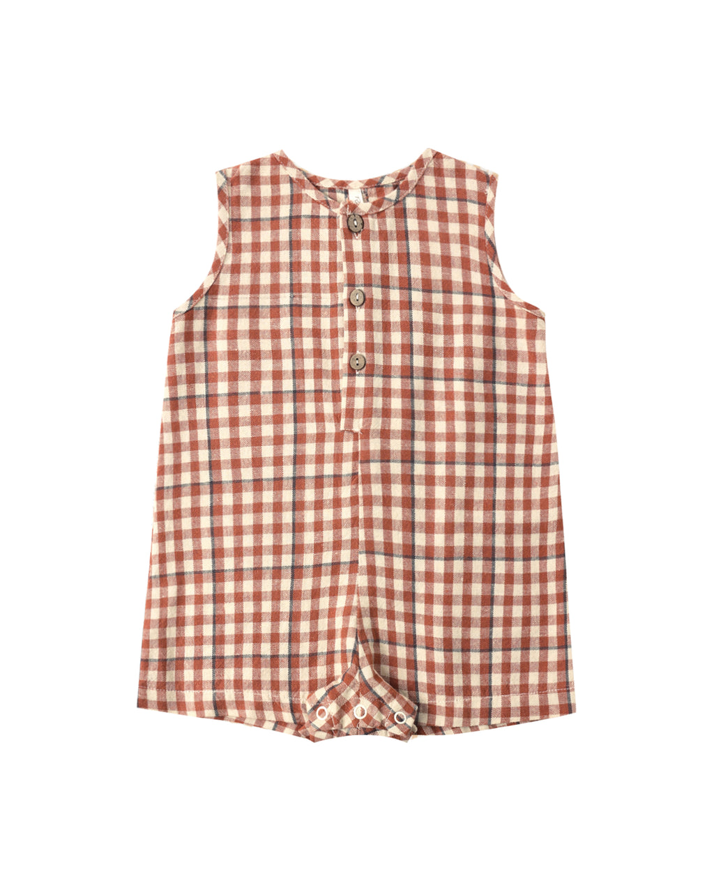 Maverick Romper | Poppy Gingham