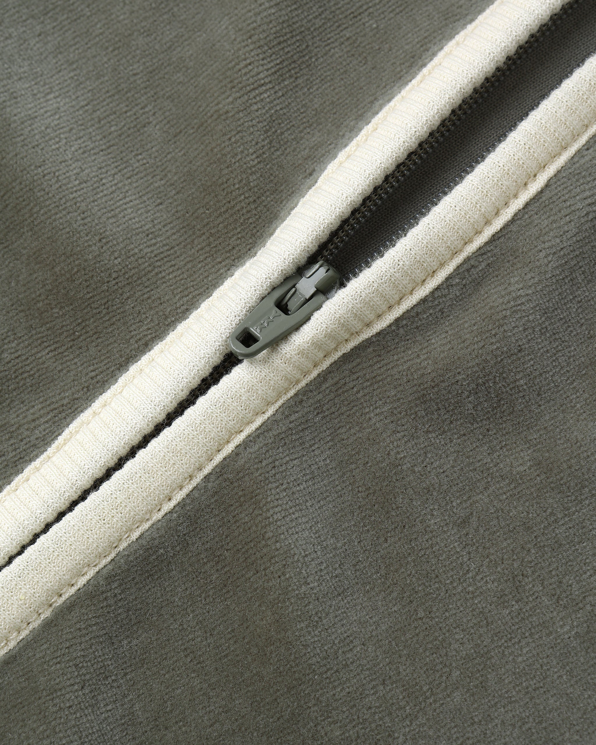 Velour Zip Jumpsuit l Forest