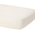 Woven Crib Sheet l Ivory