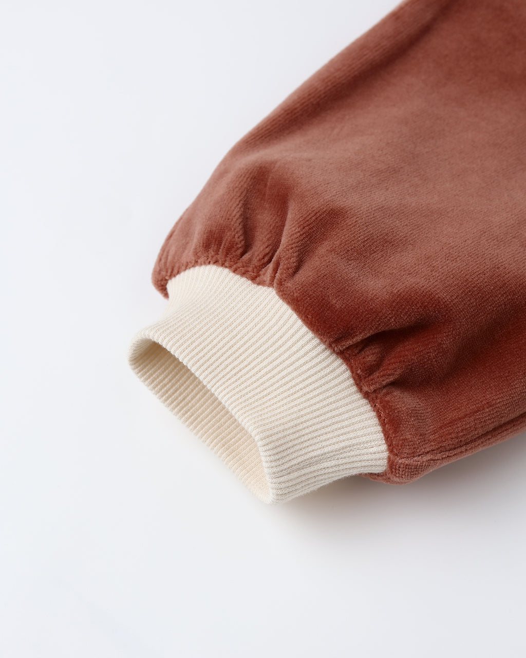 Velour Zip Jumpsuit l Cranberry