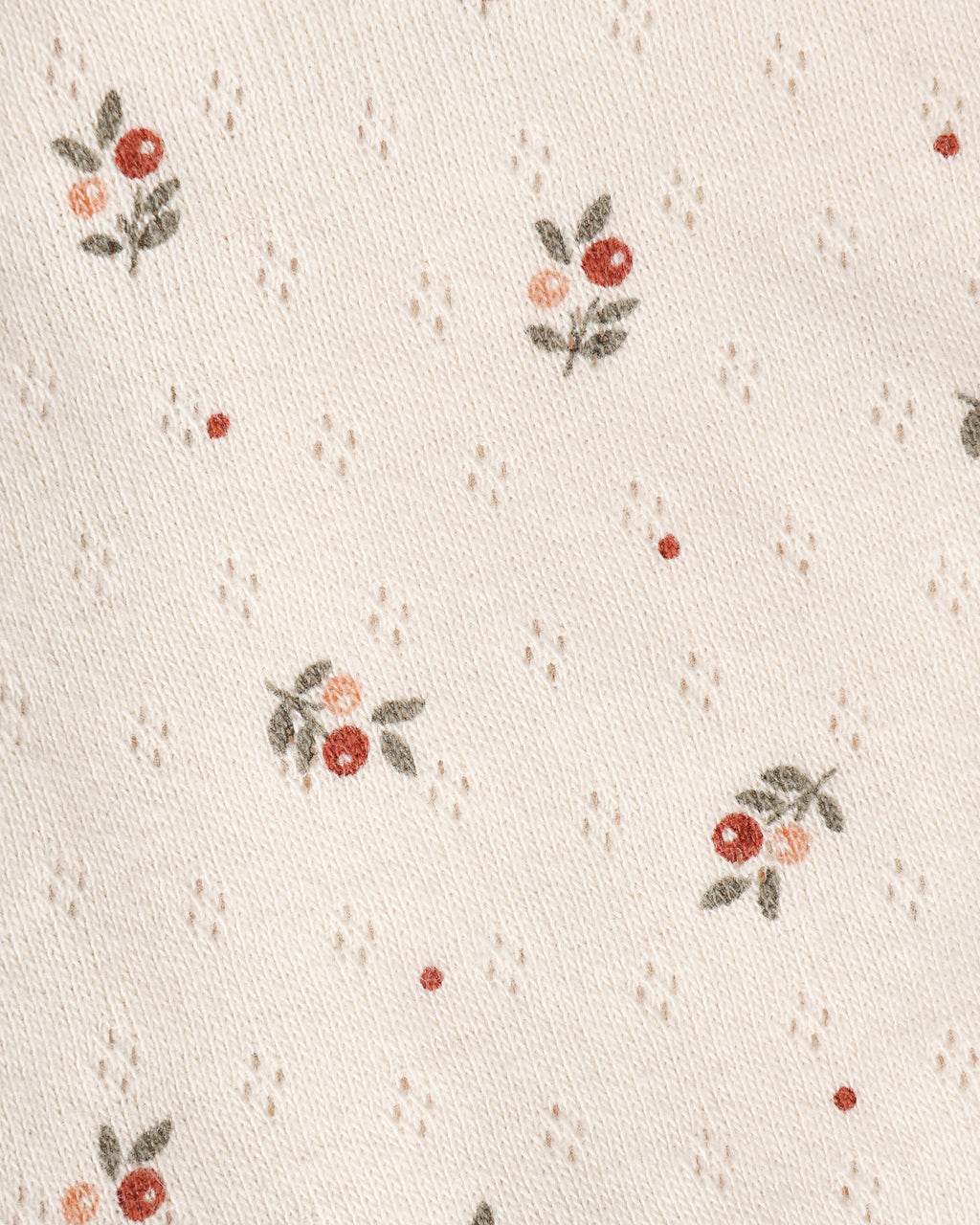 Woven Ruffle Bonnet l Winter Ditsy