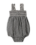 Julia Romper | Black Check