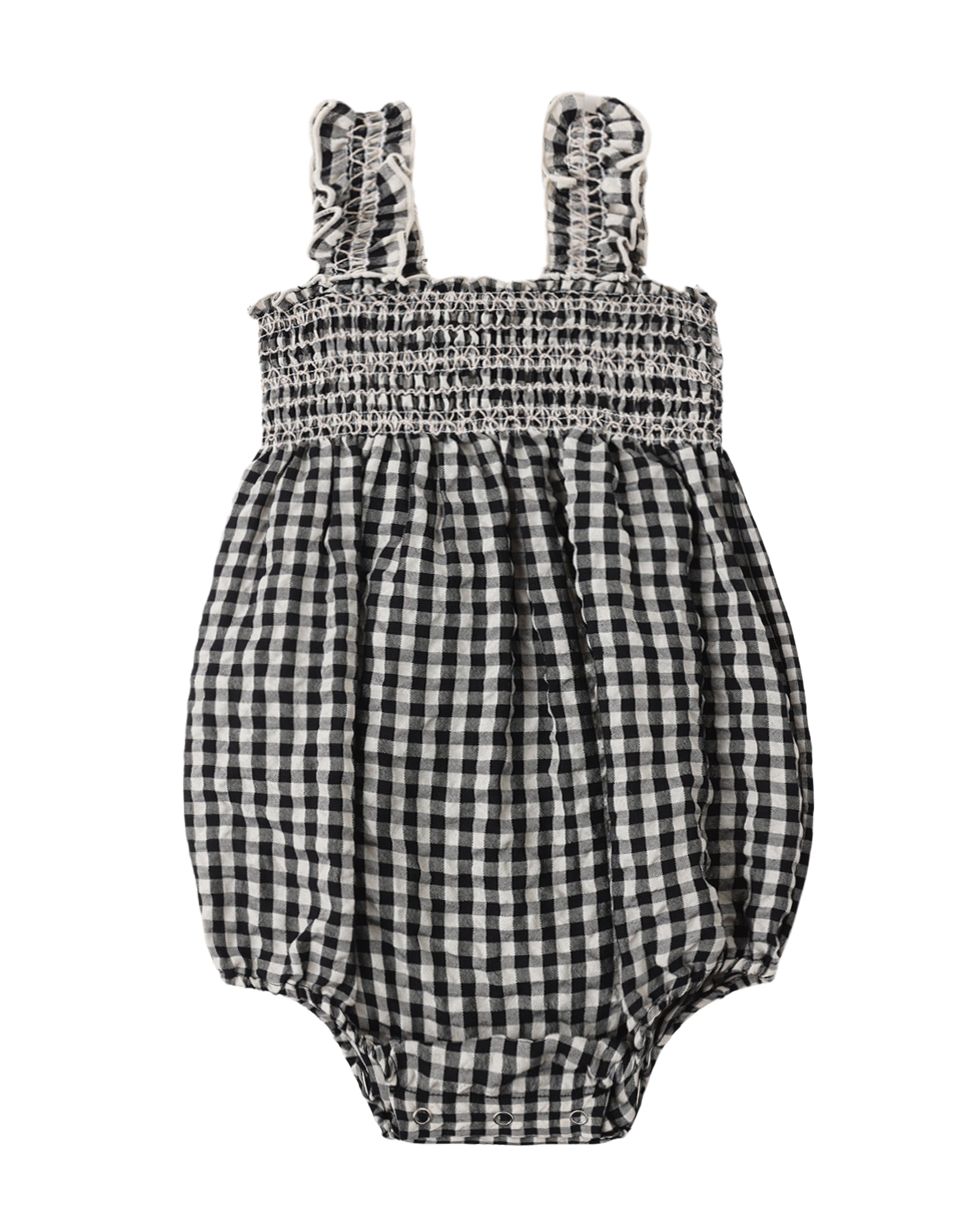 Julia Romper | Black Check